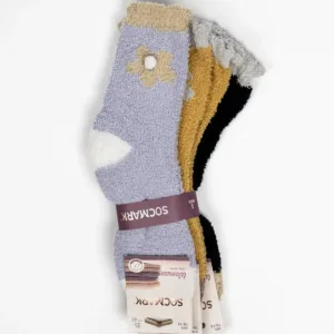Pack 3 medias carnero para mujer | Gruesas, suaves y térmicas para invierno