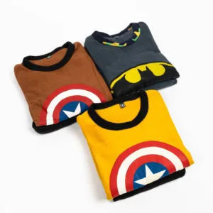 Pijamas para niño con diseños de superhéroes | Micro polar