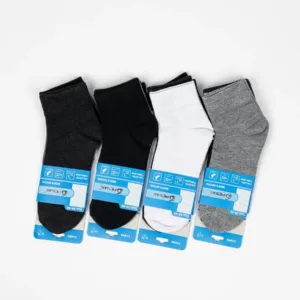 Pack 3 medias tobilleras de algodón para hombre