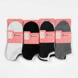 Pack 3 medias taloneras invisibles de algodón para mujer