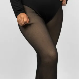 Panty térmica efecto piel traslúcida | Ropa interior para invierno