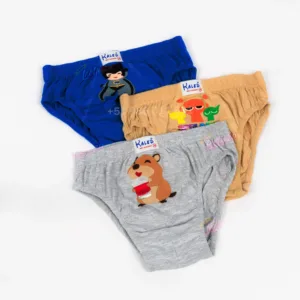 Pack 3 calzoncillos para niño con diseños | Algodón suave y elástico