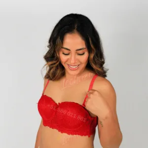 Pack de 12 Brasier importado straple forrado de encaje/ TALLAS SURTIDAS